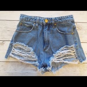Abrand Denim Shorts